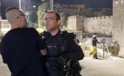 Видео: в Иерусалиме полицейский избил дубинкой пожаловавшегося на нападение - vesty.co.il - Израиль - Иерусалим - Видео