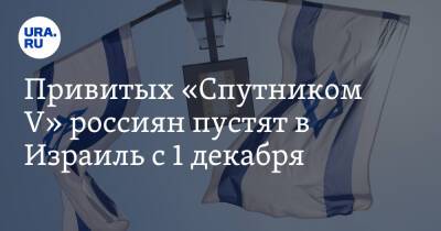 Привитых «Спутником V» россиян пустят в Израиль с 1 декабря - ura.news - Израиль