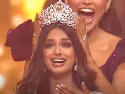 Харнааз Сандху - Лалела Мсване - Конкурс «Мисс Вселенная» выиграла представительница Индии (фото, видео) - rosbalt.ru - Индия - Юар - Видео