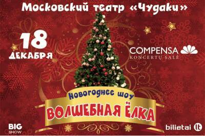 Новогоднее шоу для детей "Волшебная ёлка" в Вильнюсе - уже в субботу! - obzor.lt - Москва - Германия - Вильнюс