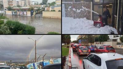 Буря "Кармель": затоплены школьные классы и улицы, пострадали люди - vesty.co.il - Израиль