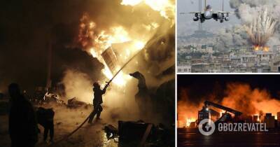 Конфликт в Сирии: Израиль нанес авиаудар – пожар в порту Латакия, фото и видео - obozrevatel.com - Израиль - Сирия - Латакия - Видео