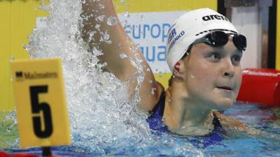 Анастасия Горбенко - Анастасия Горбенко принесла Израилю золото чемпионата Европы по плаванию - vesty.co.il - Израиль - Венгрия - Будапешт - Европы
