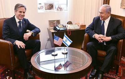 Энтони Блинкен - Габи Ашкенази - Биньямин Нетанияху - Госсекретарь США Блинкен прибыл в Израиль на переговоры - korrespondent.net - Израиль - Сша - Украина