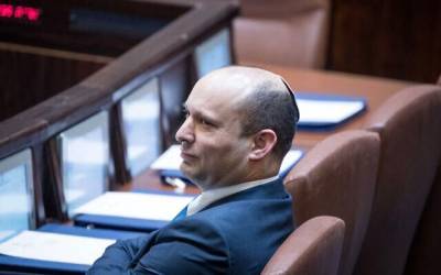 Биньямин Нетаниягу - Нафтали Беннет - Беннет обратился к Кнессету в преддверии утверждения новой коалиции - cursorinfo.co.il - Израиль