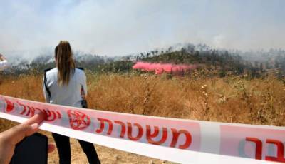 Лесные пожары: в Иерусалиме огонь подбирается к району Хар-Ноф - 9tv.co.il - Иерусалим - Огонь