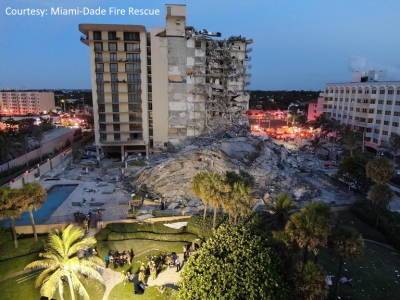 Джон Байден - Стало известно о новых погибших в результате обрушения здания в пригороде Майями - cursorinfo.co.il - Израиль - Россия - Сша - Аргентина - штат Флорида - Венесуэла - Уругвай - Парагвай