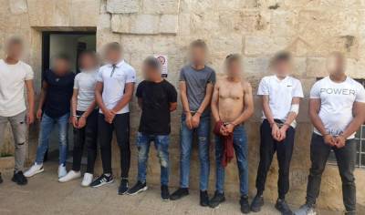 "Закон и порядок" в Израиле: арестованы 2142 участника погромов, 91% из них - арабы - 9tv.co.il - Израиль - Из