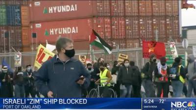 Из Израиля - В порту США отказались разгружать судно из Израиля из-за палестинских протестов - vesty.co.il - Израиль - Сша - Сан-Франциско - Из