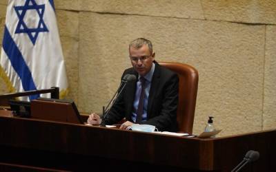 Яир Лапид - Ярив Левин - Левин объявил Кнессету о формировании коалиции Лапидом - cursorinfo.co.il - Израиль
