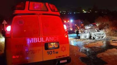 Йонатан Шор - Труп мужчины извлекли из сгоревшей машины возле Иерусалима - vesty.co.il - Израиль - Иерусалим - Из