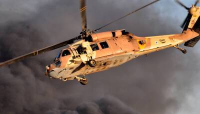 Вынужденная посадка вертолета ВВС в Самарии: поселенцы встретили летчиков как родных - 9tv.co.il - Израиль