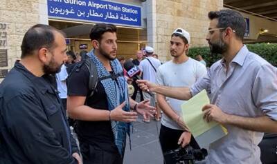 Корреспондент ILTV берет интервью у израильских кинематографистов, вернувшихся на родину из Нигерии - 7kanal.co.il - Израиль - Нигерия - Из