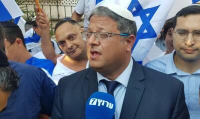 Итамар Бен-Гвир - Ахмад Тиби - Лидер «Оцма Иегудит» отреагировал на инцидент в Февроне, заявив, что место Тиби «в тюрьме, а не в Кнессете!» - 7kanal.co.il - Израиль - Хеврон