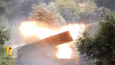 Хизбалла показала, как обстреливала Израиль ракетами - видео - vesty.co.il - Израиль - Иран - Ливан - Видео