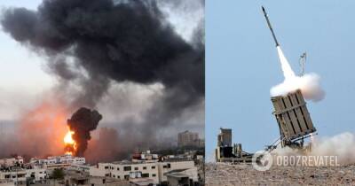 Израиль нанес удар по сектору Газа в ответ на атаки ХАМАС. Видео - obozrevatel.com - Израиль - Палестина - Газа - Видео