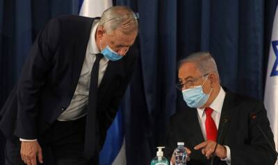 Биньямин Нетаньяху - Беня Ганц - Телерепортаж: Во время недавней встречи Нетаньяху предложил Ганцу назначить его премьер-министром в правой коалиции - 7kanal.co.il