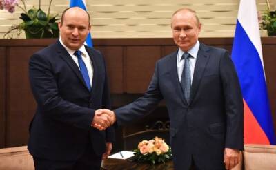 Путин указал премьеру Израиля о подходах России к урегулированию ситуации на Украине - eadaily.com - Израиль - Россия - Украина - Сочи