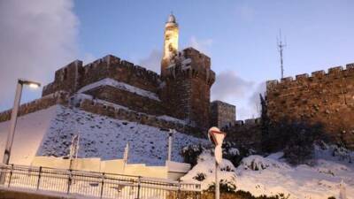 Иерусалим в снегу, зимняя буря по всей стране - vesty.co.il - Израиль - Тель-Авив - Иерусалим