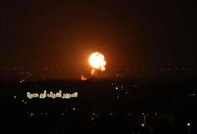 Израиль нанес удар по сектору Газа в ответ на выпущенные ракеты - unn.com.ua - Израиль - Палестина - Украина - Киев - Газа