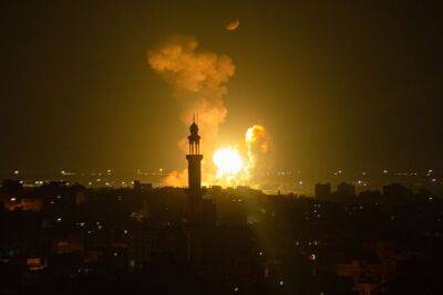 Ответный удар: ВВС Израиля уничтожили подземный ракетный цех ХАМАСа в секторе Газа. ВИДЕО - 9tv.co.il - Израиль