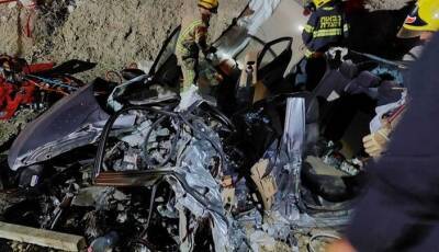 Жуткая авария на шоссе 90: двое погибших, пятеро пострадавших - 9tv.co.il - Палестина