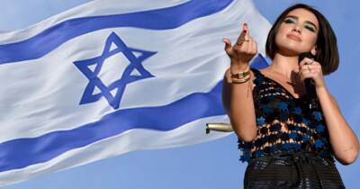 Бенни Ганц - Беня Ганцу - На концерте самой известной современной антисемитки Дуа Липы, подняли флаг Израиля - isroe.co.il - Израиль - Палестина - Сша - штат Флорида