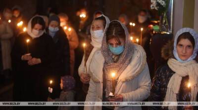 Мария Дева - Православные верующие празднуют Сретение Господне - belta.by - Иерусалим - Белоруссия - Минск