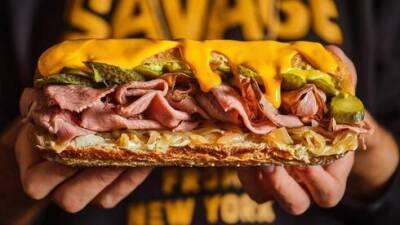 Израиль - Новое в Израиле: гигантские сэндвичи, как в Америке. Видео - vesty.co.il - Израиль - Тель-Авив - Сша