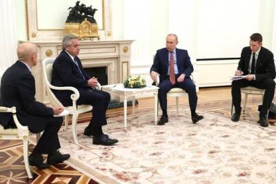 Владимир Путин - Владимир Путин проводит переговоры с президентом Аргентины Альберто Фернандесом - interaffairs.ru - Израиль - Россия - Аргентина