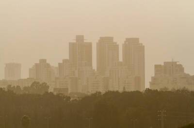 Минздрав Израиля отметил загрязнение воздуха из-за песчаной бури - nashe.orbita.co.il - Израиль
