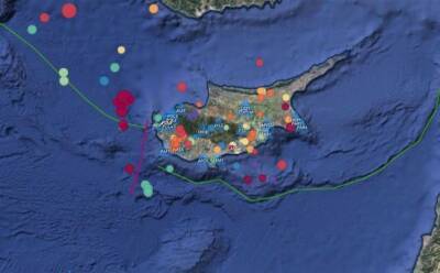 Землетрясение 4,7 баллов произошло 26 апреля - vkcyprus.com - Израиль - Турция - Ливан - Кипр - Никосия