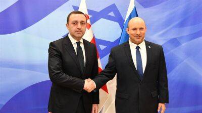 Нафтали Беннет - Одед Форер - Ираклий Гарибашвили - Премьер-министр Израиля встретился с грузинским коллегой для обсуждения региональных вопросов, а также сотрудничества - 7kanal.co.il - Израиль - Грузия