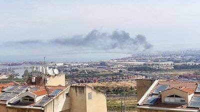 Моше Леви - Видео: огонь вспыхнул в нефтяном резервуаре возле Хайфы - vesty.co.il - Израиль - Видео