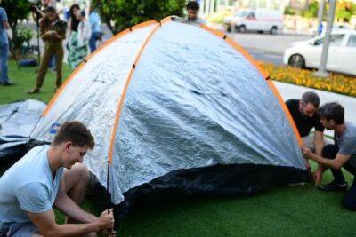Протестующие в палатках Тель-Авива: "Стоимость жизни стала невыносимой!" - nashe.orbita.co.il - Тель-Авив