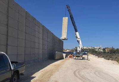 Израиль возводит 4-х метровую бетонную стену в районе Дженина - nashe.orbita.co.il - Израиль - Палестина - Сша - район Дженина - Президент
