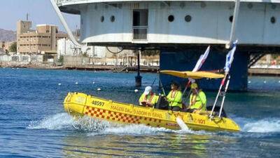 Новая скорая помощь в Израиле - "ямбуланс" на моторной лодке - vesty.co.il - Израиль