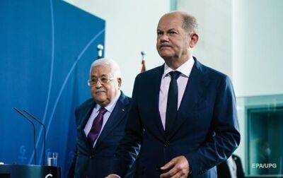 Махмуд Аббас - Олаф Шольц - Шольца возмутили слова лидера Палестины о Холокосте - korrespondent.net - Израиль - Палестина - Германия - Украина