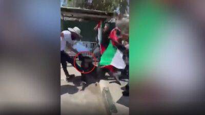 Видео: палестинцы и евреи подрались возле Иерусалима - vesty.co.il - Израиль - Палестина - Иерусалим