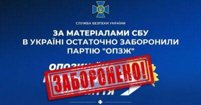 В Украине окончательно запретили "ОПЗЖ" - dsnews.ua - Россия - Украина
