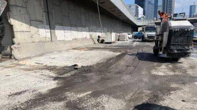 Яма на шоссе Аялон: когда развязку в Тель-Авиве откроют для движения - vesty.co.il - Израиль - Тель-Авив