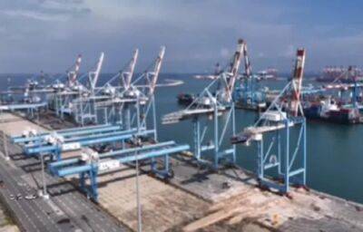 Хайфский порт провел плановый демонтаж кранов - cursorinfo.co.il - Израиль - Индия - Хайфы - Хайфа