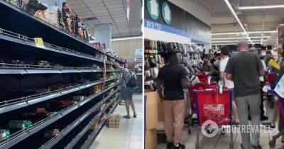 Война в Израиле – Израильтяне опустошают полки супермаркетов – нападение ХАМАС на Израиль – фото и видео - obozrevatel.com - Израиль - Тель-Авив - Видео
