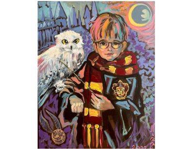 Гарри Поттер - "Тариэль - маленький Гарри Поттер" – картина Нигяр Нариманбековой будет представлена в престижном арт-проекте во Франции - trend.az - Франция - Азербайджан - Париж