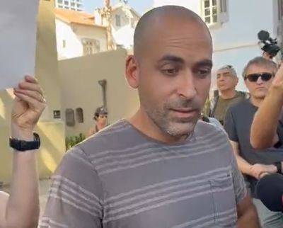Отчаявшийся отец трех детей вышел на акцию протеста в Тель-Авиве - mignews.net - Израиль - Тель-Авив