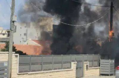 Прямое попадание в Сдероте: вспыхнул пожар - mignews.net