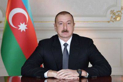 Ильхам Алиев - Алиев - Президент Ильхам Алиев направил обращение участникам торжественного мероприятия, посвященного 30-летию ТЮРКСОЙ - trend.az - Президент