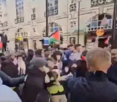 В Лондоне сторонников ХАМАСа поняли не все: видео - mignews.net - Лондон - Англия - Видео
