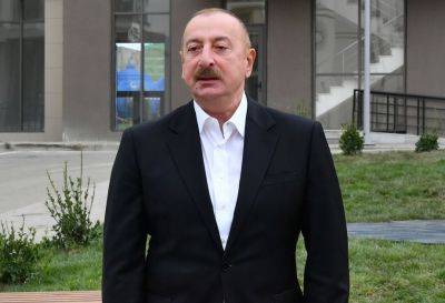 Ильхам Алиев - Алиев - Президент Ильхам Алиев: Каким бы сильным ни было государство, Победу завоевывают солдаты, офицеры - trend.az - Президент - Физули