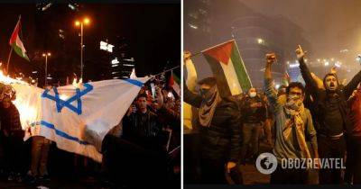 Удар по больнице в Газе – в Стамбуле демонстранты атаковали посольство Израиля, произошли столкновения с полицией – фото и видео – война Израиль Палестина - obozrevatel.com - Израиль - Палестина - Турция - Стамбул - Президент - Видео